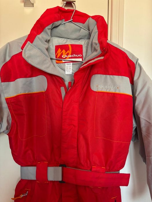 Conjunto infantil para a neve fato+botas