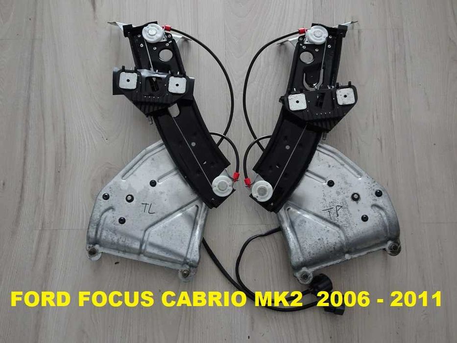 Ford Focus Mk2 Cabrio CC Podnośnik Mechanizm Szyby Tył Lewy 06- [4b]