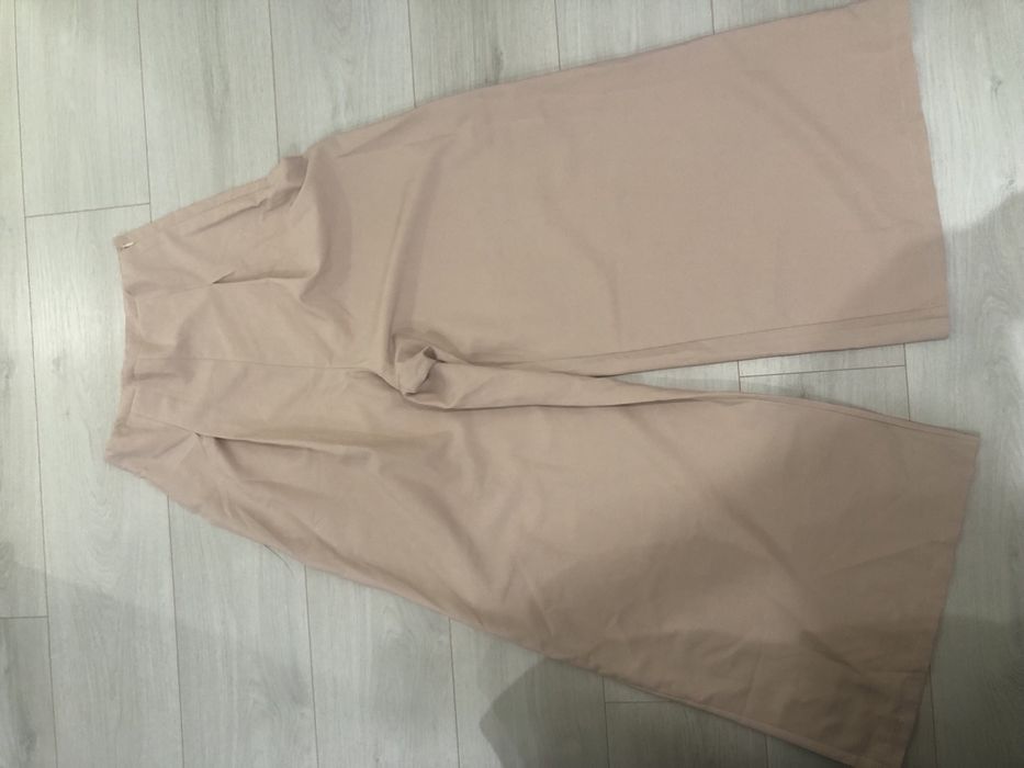 Pantalon cremes largas