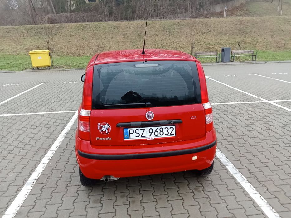 Fiat Panda II czerwony