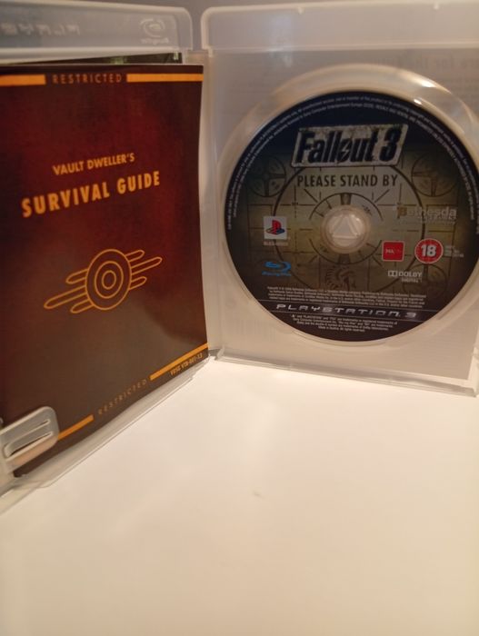 PS3 - Fallout 3 PS3 Wydanie Premierowe + Oficjalny Poradnik Płyta Bez Rys