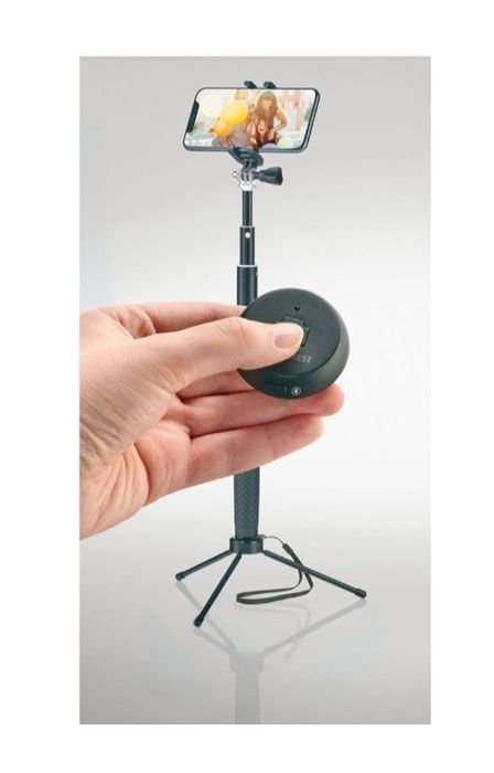 SILVERCREST Uchwyt do selfie Bluetooth ze statywem