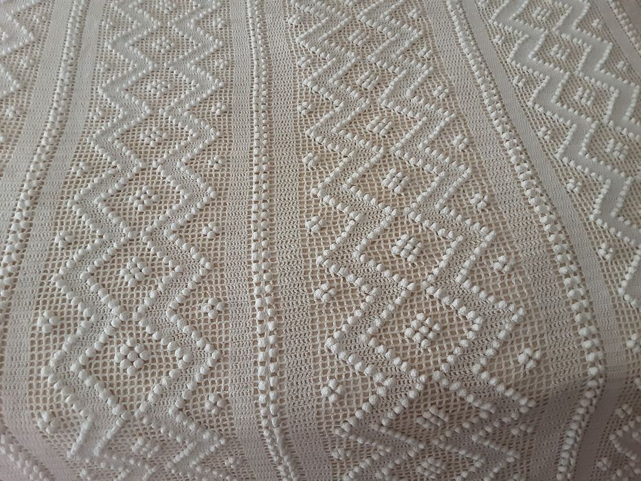 Colcha de casal em croché