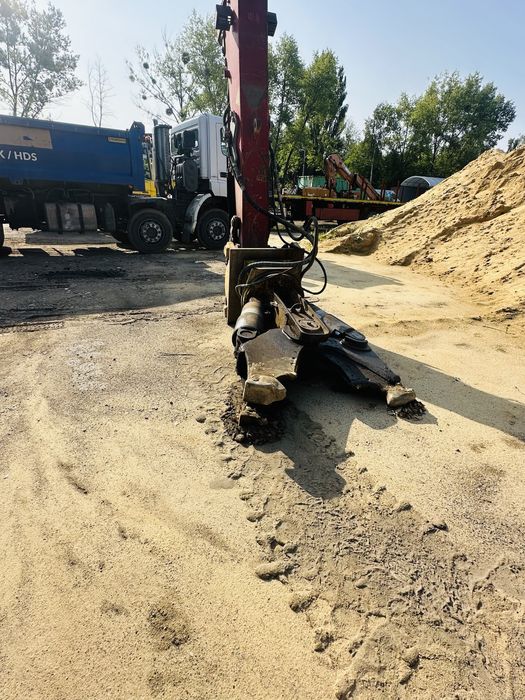 Wynajem koparki wyburzeniowej dlugie ramie wyburzenia uslugi transport