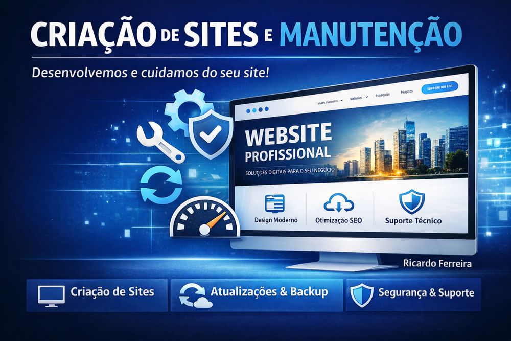 Formatação de PC’s e criação de Sites Profissionais