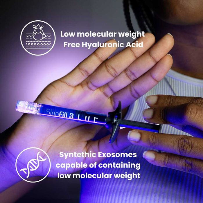 Exossomas Sintéticos c/ Ácido Hialurónico - SkinFill Blue 2ml