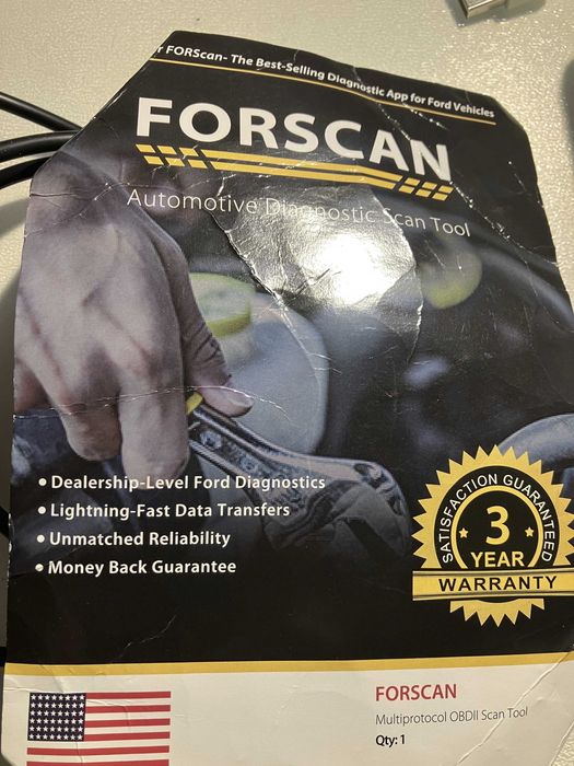 FICHA OBD2 USB ELMconfig para Ford/Mazda com MS-Can/HS-Can interruptor