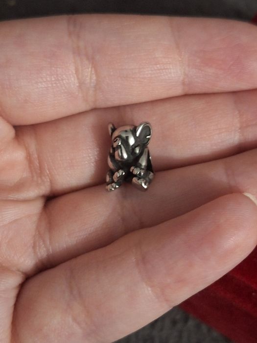 Nowy charms słoń - stal chirurgiczna 316l.