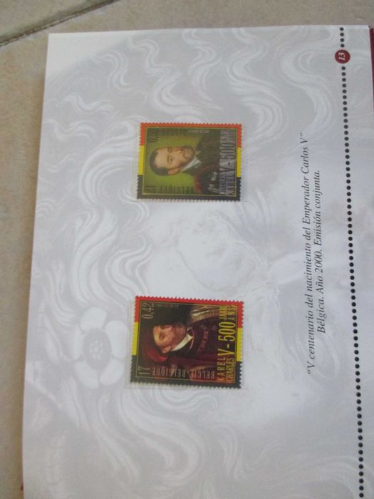 CARLOS V - V Centenario nascimento - Selos e Fdc varios paises - 2000