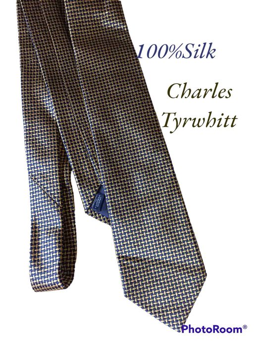 Винтажный галстук  в принт ШЕЛК краватка чоловіча краватка