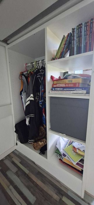 Łóżko piętrowe z biurkiem Ikea, Samstrad Stuva