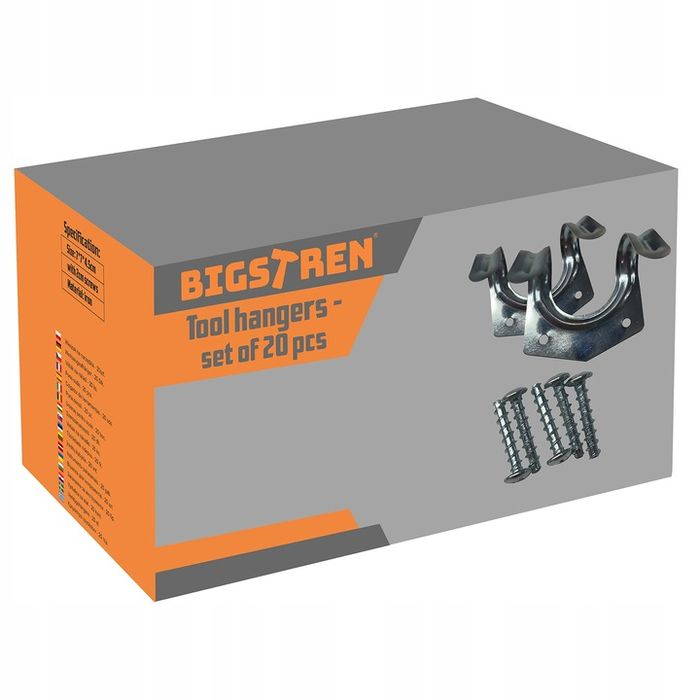 Wieszak Na Narzędzia Ogrodowe Uchwyt Miotły Organizer Ścienny Warsztat