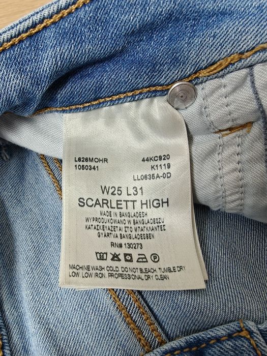 Spodnie jeansowe Skinny Lee Scarlett High W25 L31