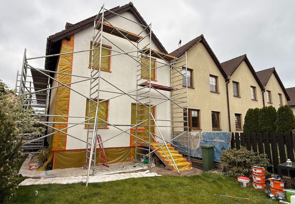 Malowanie domów, elewacje