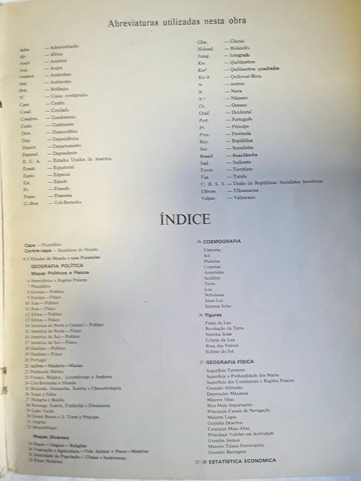 Altas do Mundo, Político, Físico, Económico