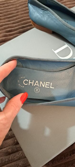 Балєтки жіночі шкіряні від CHANEL, 35 розмір