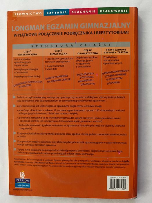Angielski, Longman - podręcznik i repetytorium z testami
