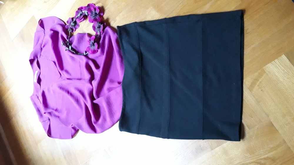 czarna spódnica S, STRADIVARIUS