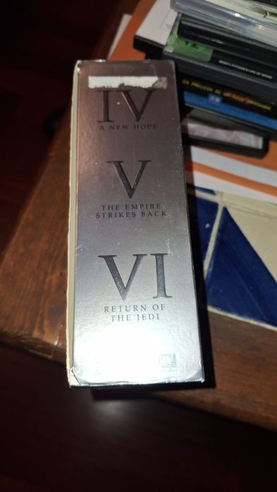 Star Wars Trilogy caixa 4 dvds guerra das estrelas