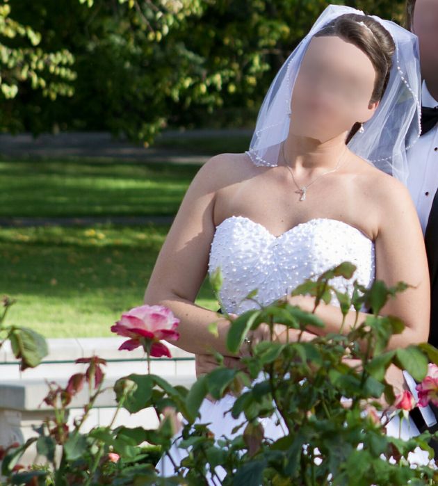 Suknia ślubna biała rozmiar 38