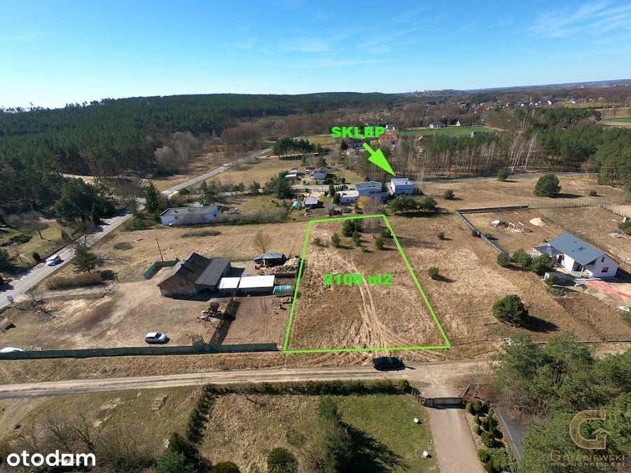 Tania działka budowlana Klamry