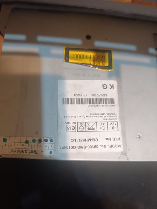 Honda Civic Vlll radio CD  MP3, mod.39100-SMG-G014-M1