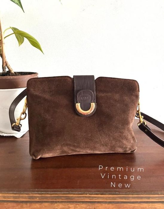 Mala/Bolsa vintage Ralis de pele – NOVA