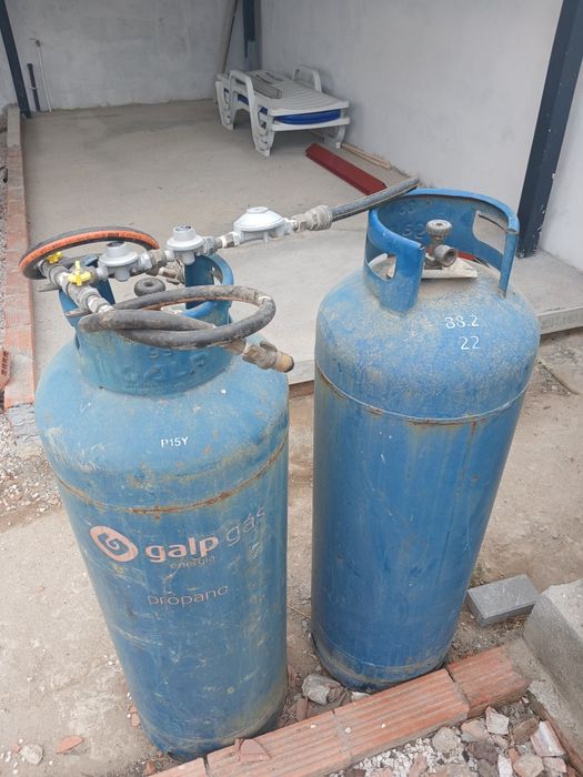 Garrafas de gaz e redutores
