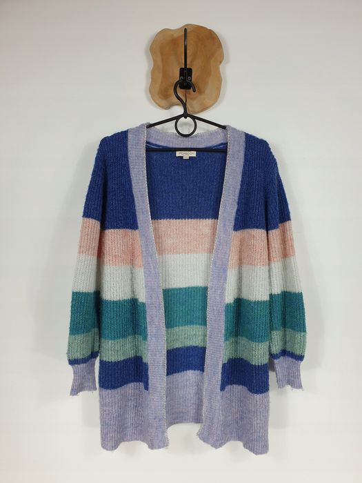 Sweter w paski Monsoon S 36 8 kardigan