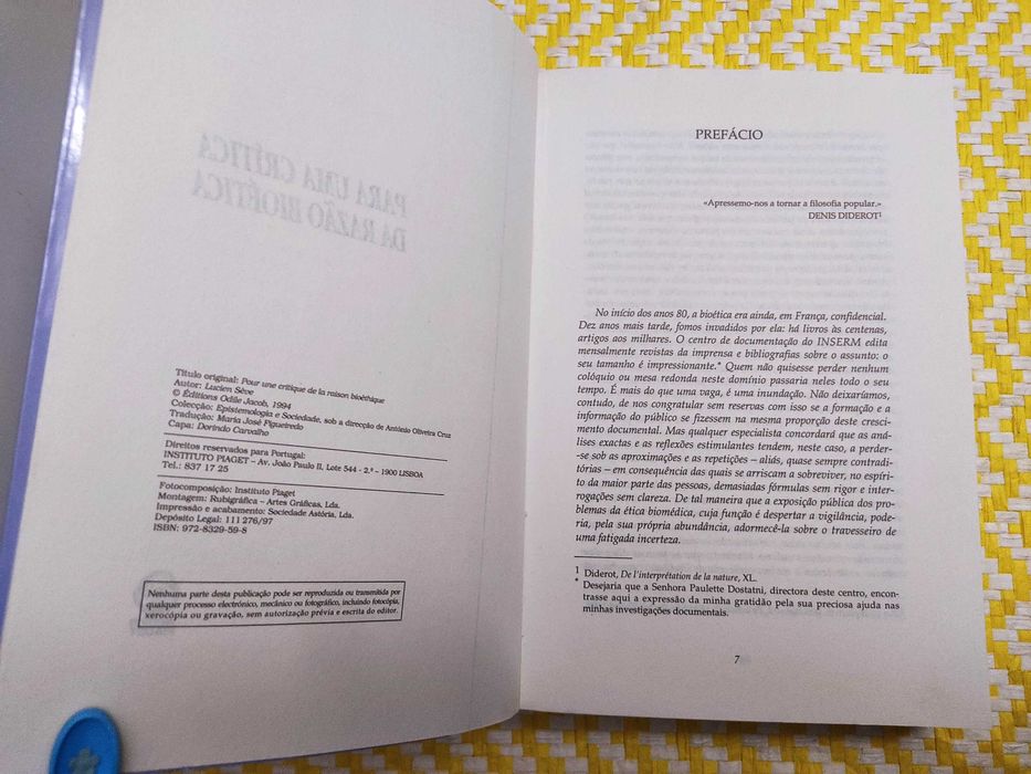 Para uma crítica da razão bioética -Lucien Sève