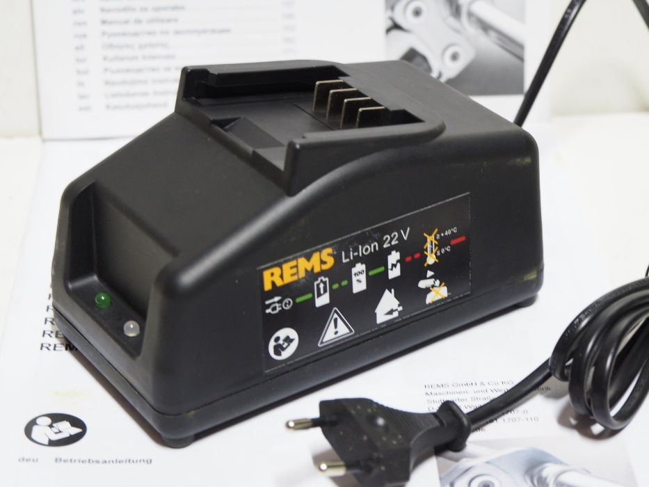 REMS ladowarka 22v li-ion prasa zaciskarka bateria MINI