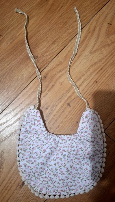 Śliniak dwustronny dla dziewczynki boho Chrzest Roczek