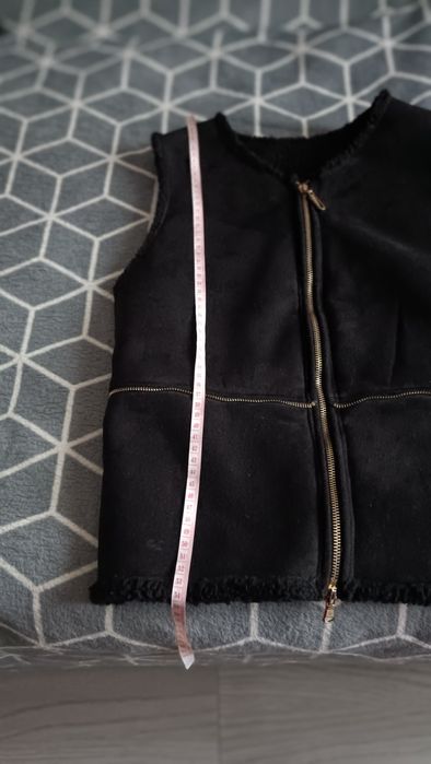 Жилет Натуральний замш+натуральна овчина!
