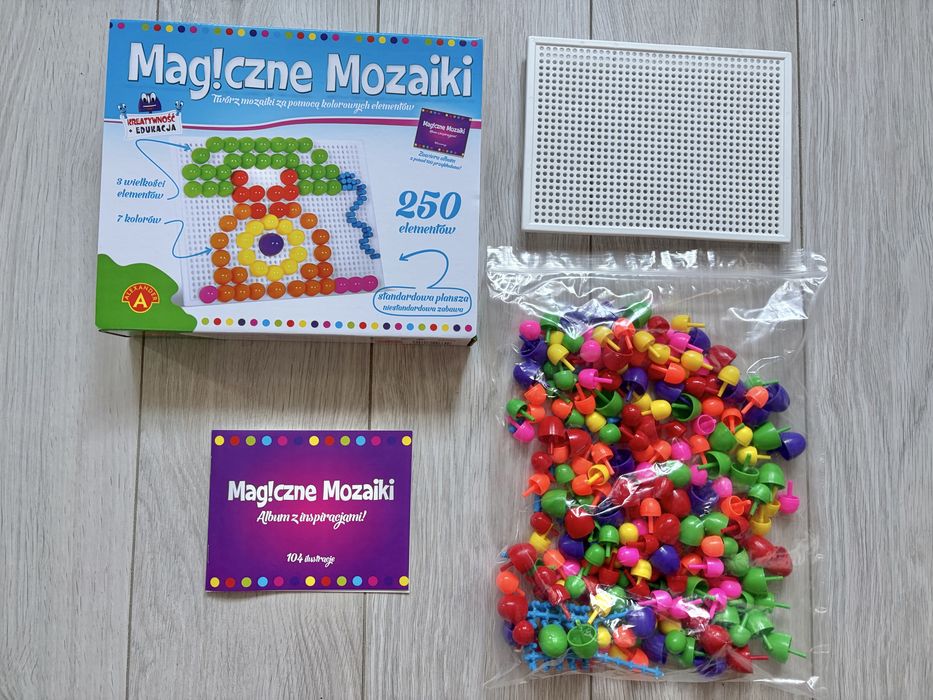 Magiczne Mozaiki Klocki 250 Elementów