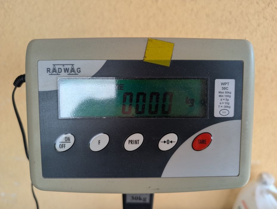 Waga platformowa Radwag do 30 kg mało uzywana