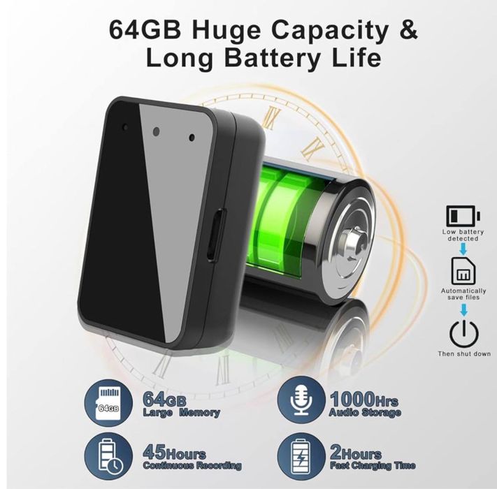 Диктофон - мініатюрний магнітний диктофон