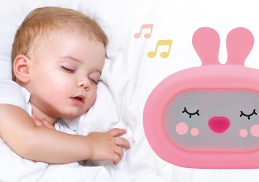 Lampka nocna innogio gio śpiący krolik melodia outlet premium