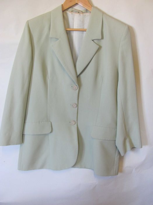 Blazer Lamia, manga comprida, abotoado