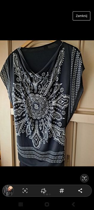Czarba bluzka boho mandala S/M