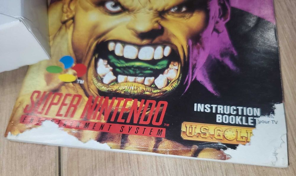 Gra The Incredible Hulk - NINTENDO SNES - DB stan Komplet +Protektor