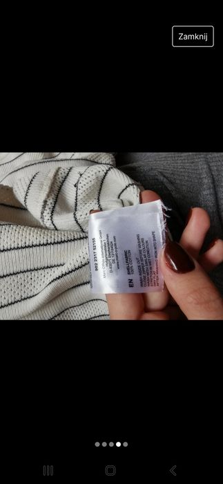 Sweter bawełniany w paski Marc o'polo  S 36