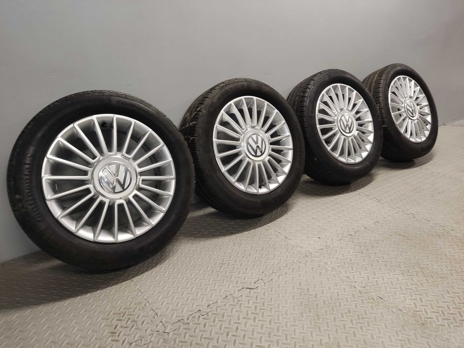 Koła alu 15 VW Volkswagen Up! 4x100, Continental 185/55R15, Oryginał