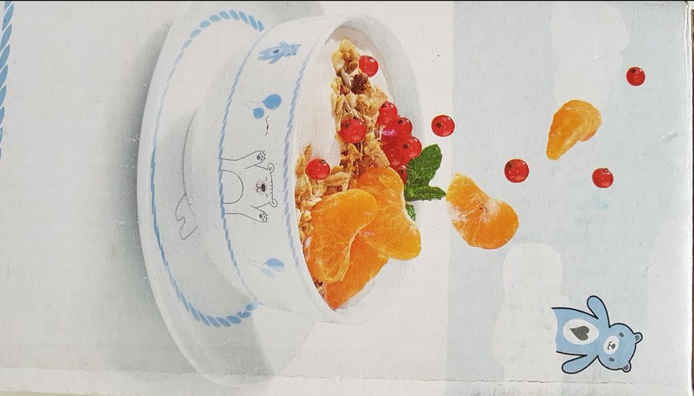 Children's Dish Set: Bowl and Plate – New/Never Used