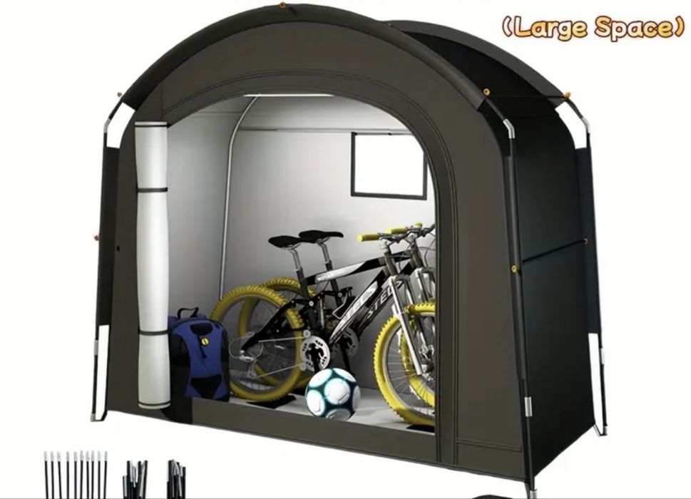 Namiot do przechowywania rowerow sprzetow do ogrodu