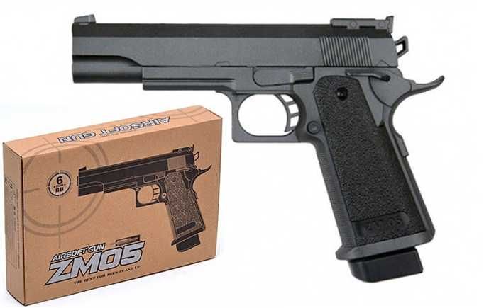 Пистолет детский металлический CYMA ZM05