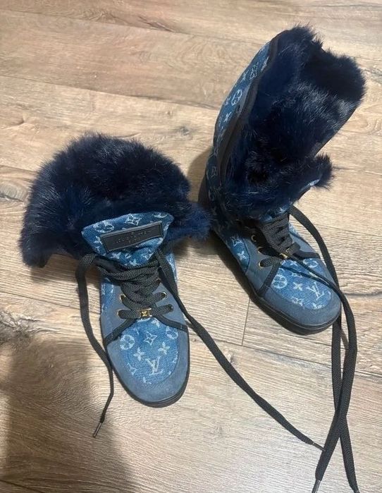 Buty kozaki stylu Louis Vuitton