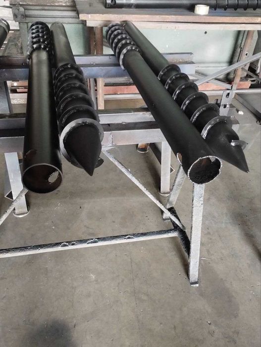 Гвинтові палі від виробника. Сваи винтовые. Геошурупы.Наконечники