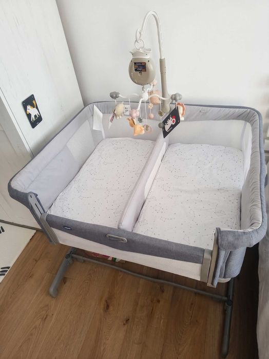Chicco Next2Me Twins Łóżeczko dostawne, dostawka dla bliźniąt