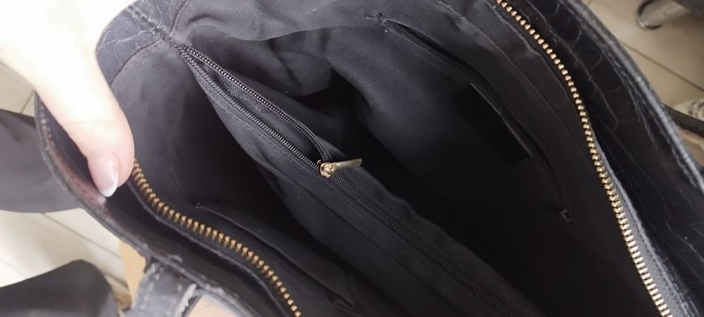 Torba skórzana schoperka