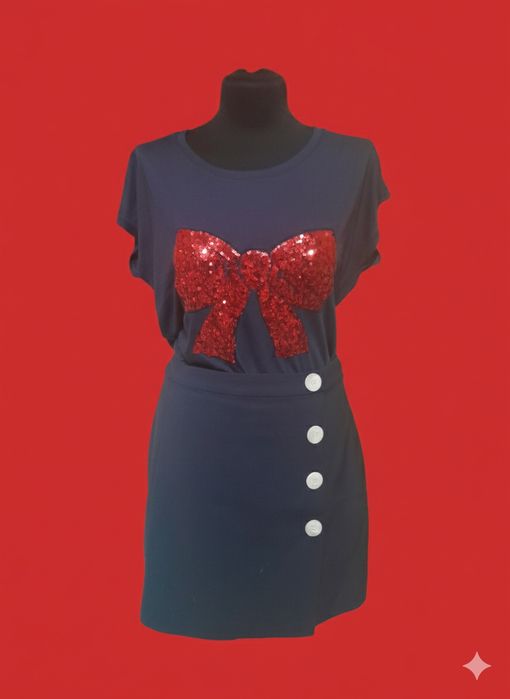 T-shirt z aplikacją Montego